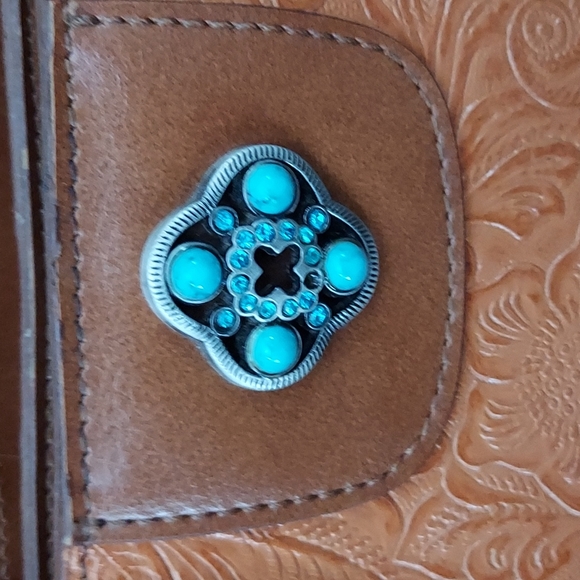 Western Tooled Handbag - Picture 8 of 13